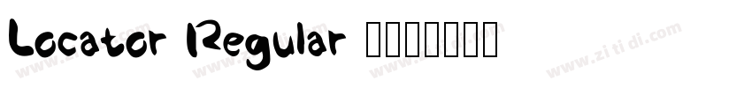 Locator Regular 001字体转换